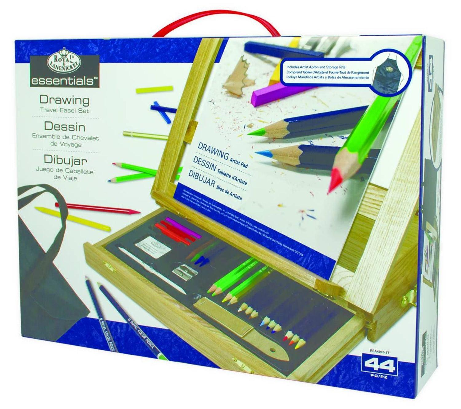 Set de Viaje con Lapices y Articulos con 44 Piezas para Dibujo Royal & Langnickel