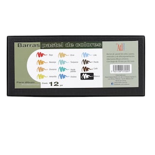 Foto 4 | Estuche con Barras de Colores Atl Pastel Suave Profesional 12 Piezas