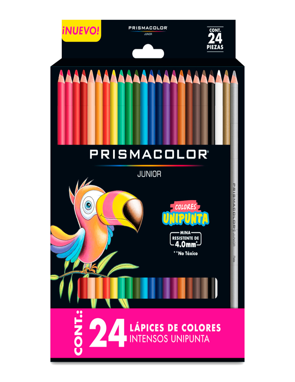 Foto 3 pulgar | 24 Lápices De Colores Junior Intensos +  Gratis Termo Güish De Regalo