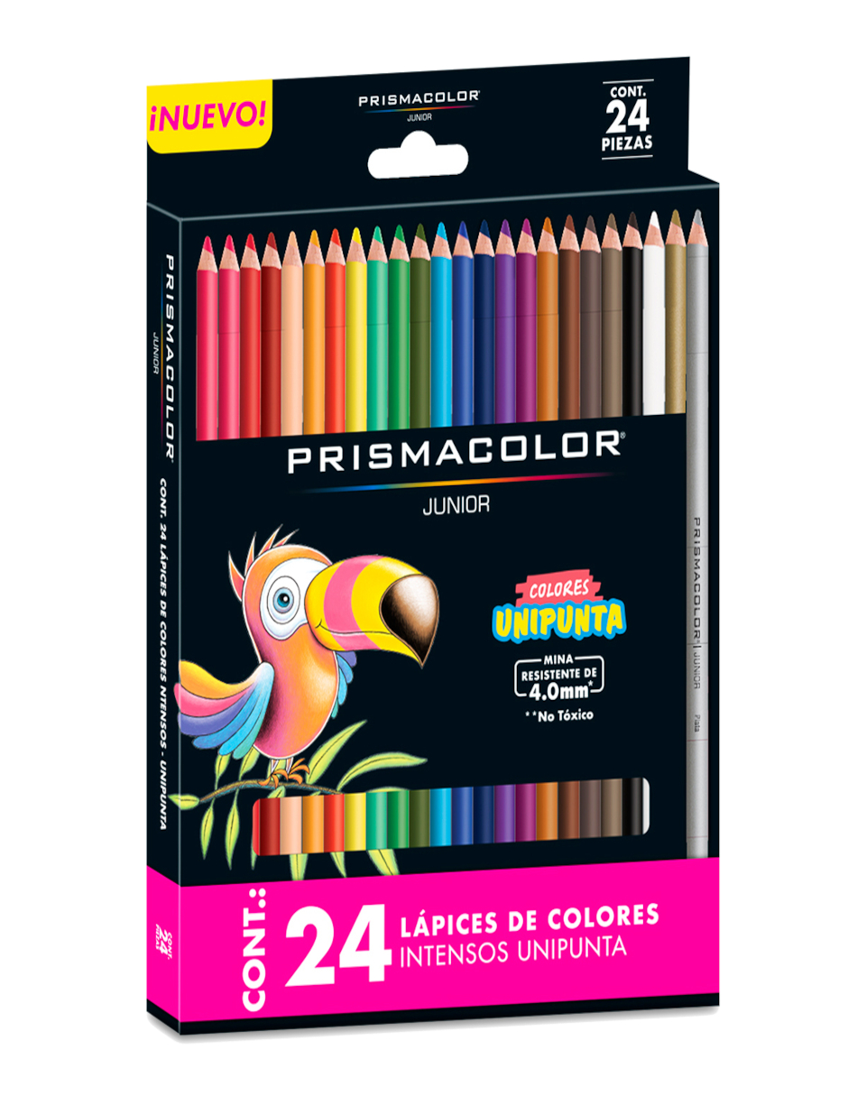 Foto 4 pulgar | 24 Lápices De Colores Junior Intensos +  Gratis Termo Güish De Regalo