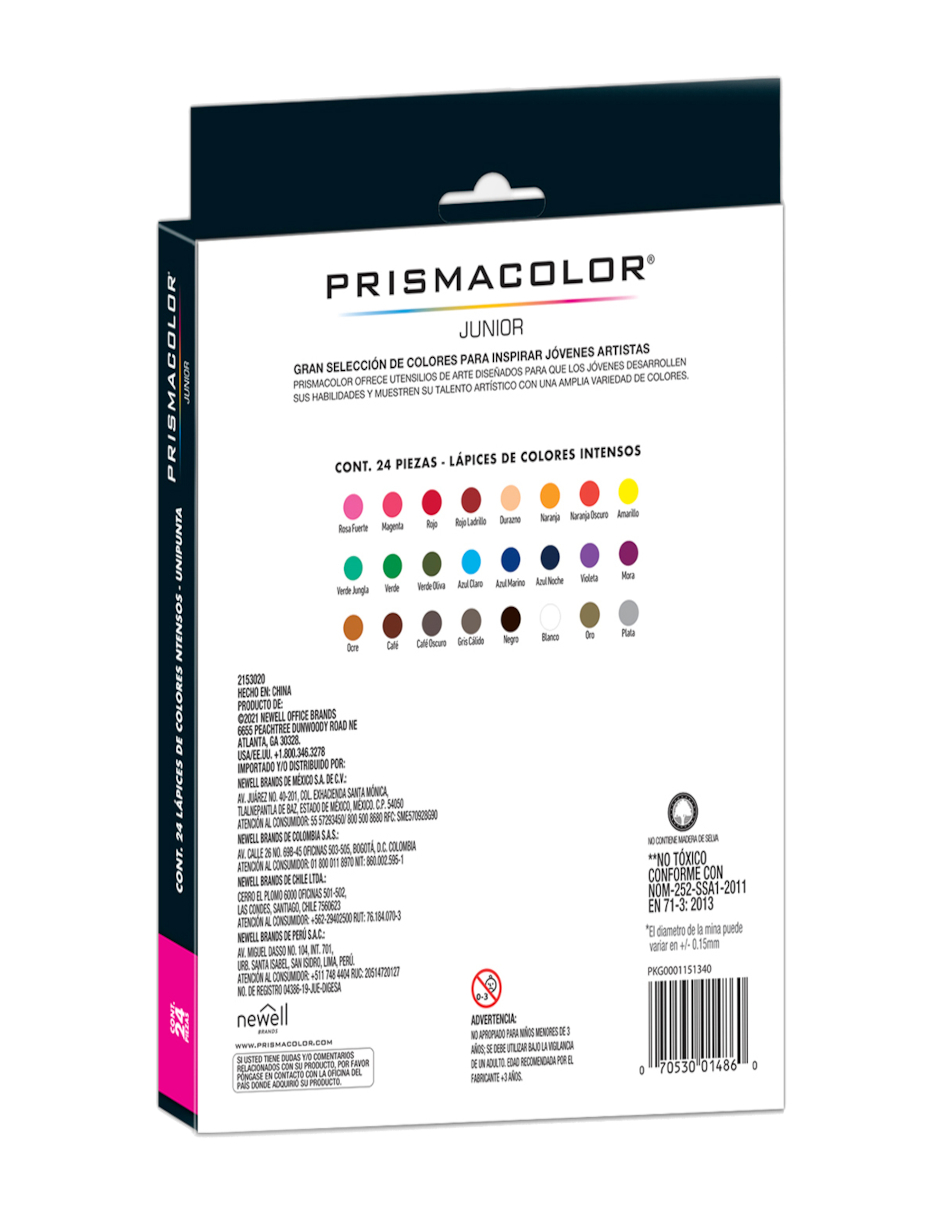 Foto 5 pulgar | 24 Lápices De Colores Junior Intensos +  Gratis Termo Güish De Regalo
