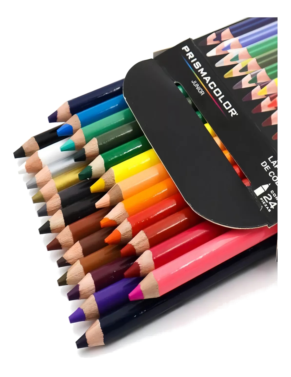 Foto 6 pulgar | 24 Lápices De Colores Junior Intensos +  Gratis Termo Güish De Regalo
