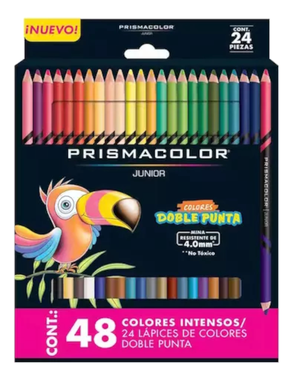 Foto 4 pulgar | Lápices De Colores 24 Doble Punta + Gratis Termo Güish De Regalo