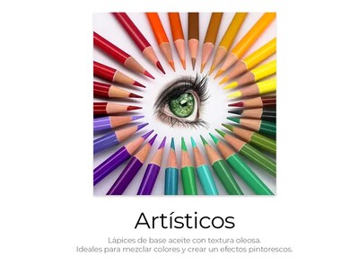 Foto 4 | Juego Xtellar De Lapices Dibujar Pintar De Colores Vibrantes 72 Pz Trazo Multicolor