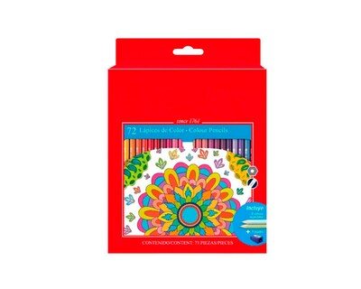 Foto 1 | Set De 72 Lápices De Colores Premium Hexagonales