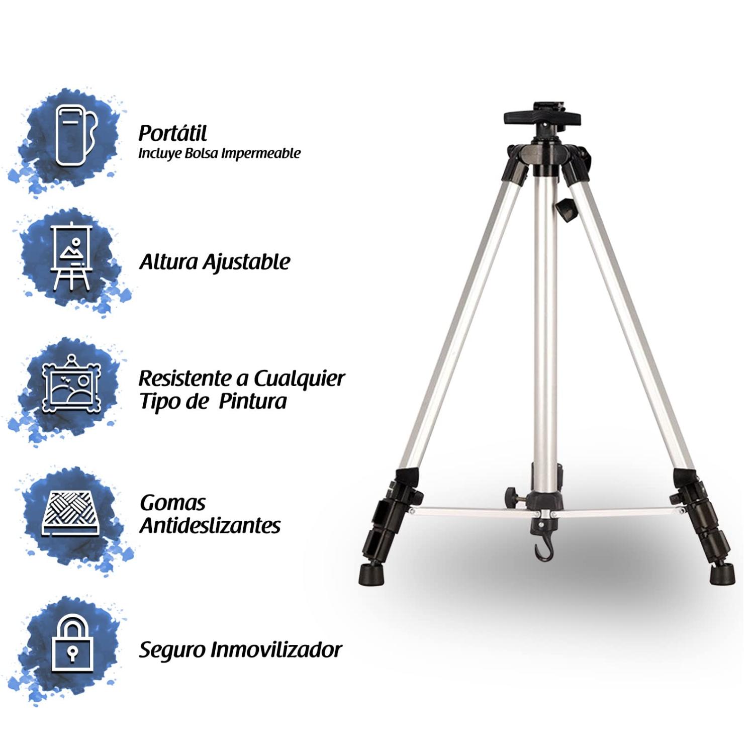 Foto 2 | Caballete Negro con Altura Ajustable Arterox