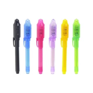 Foto 1 | Set de 5 Plumas con Tinta Invisible de Luz Uv para Mensajes Secretos