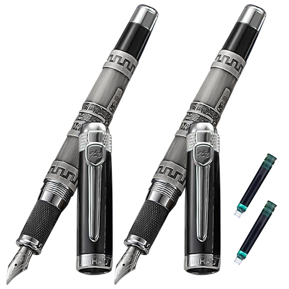 Pluma para Caligrafía High Mónaco Mxawe-010 2 Piezas Gris