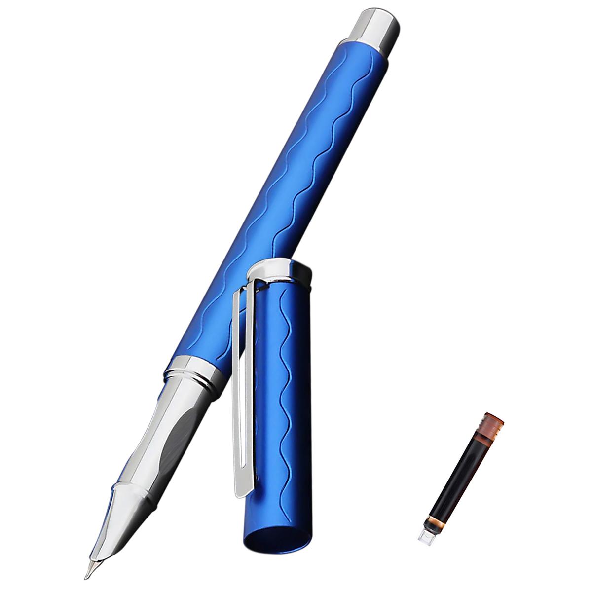 Pluma Mxbuh-007 1 pieza High Monaco  Azul  Acero Inoxidable