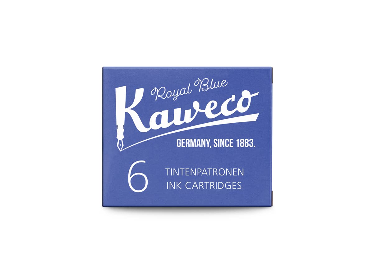 Foto 2 | Cartuchos De Tinta Kaweco Royal Blue Short, Tamaño Internacional, 6 Unidades - Venta Internacional.