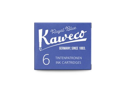 Foto 2 | Cartuchos De Tinta Kaweco Royal Blue Short, Tamaño Internacional, 6 Unidades - Venta Internacional.
