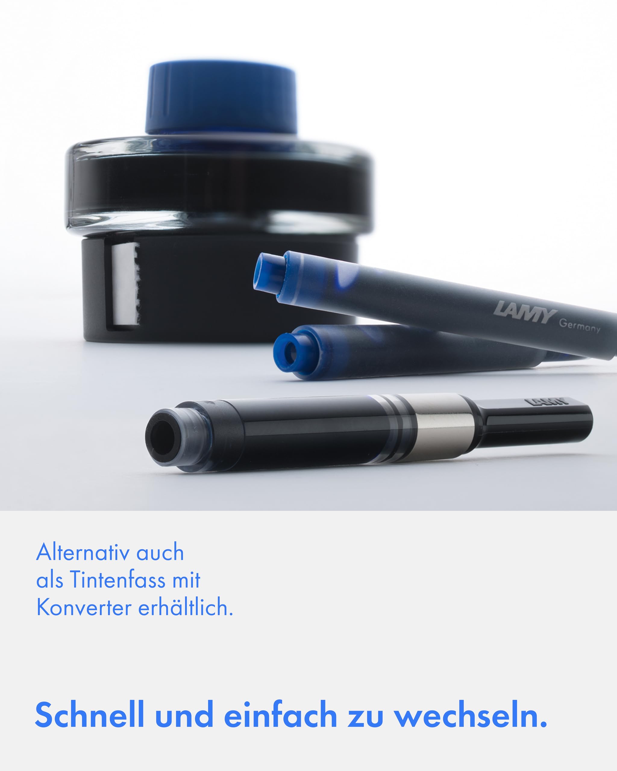 Foto 4 pulgar | Cartuchos De Tinta Lamy T10 Blue De 5 Ml (1 Paquete Con 5 Cartuchos) - Venta Internacional.