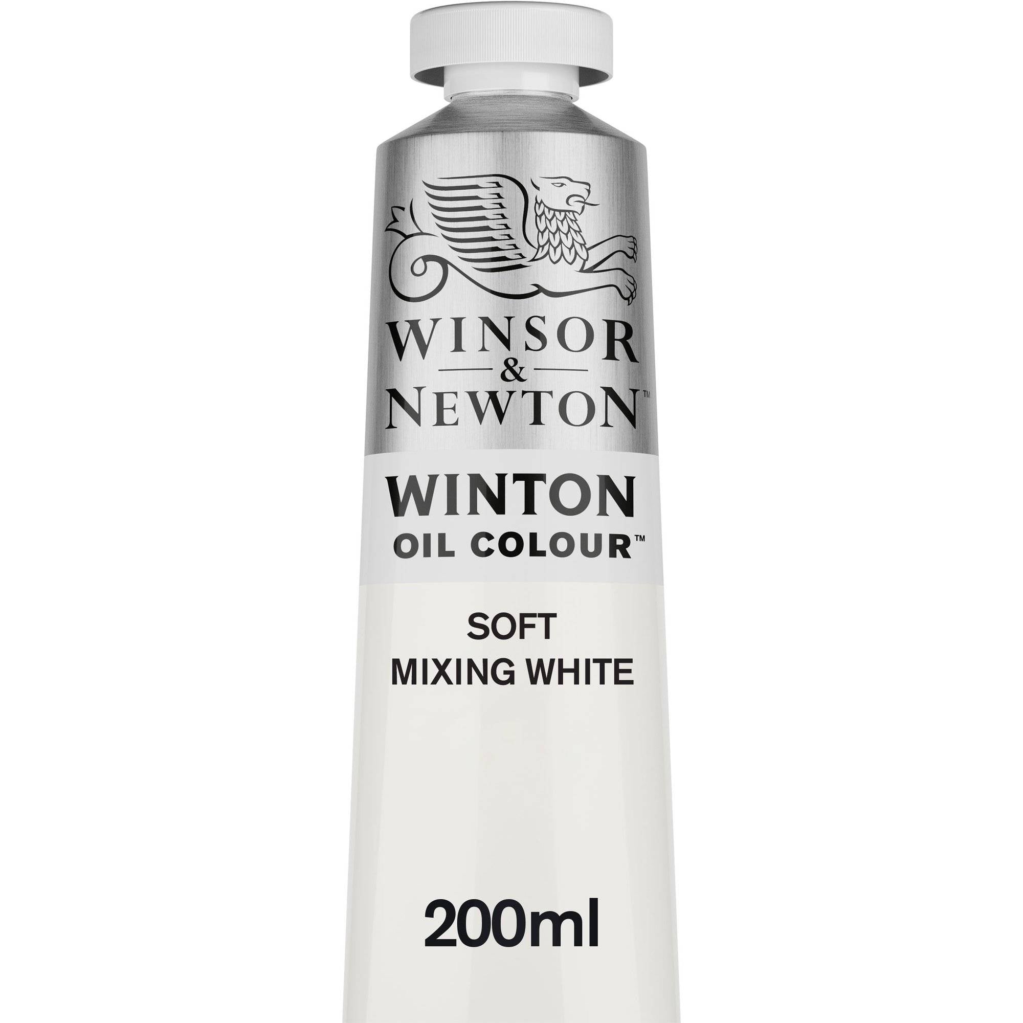 Pintura al óleo Winton blanco suave para mezcla 200ml Winsor & Newton $859