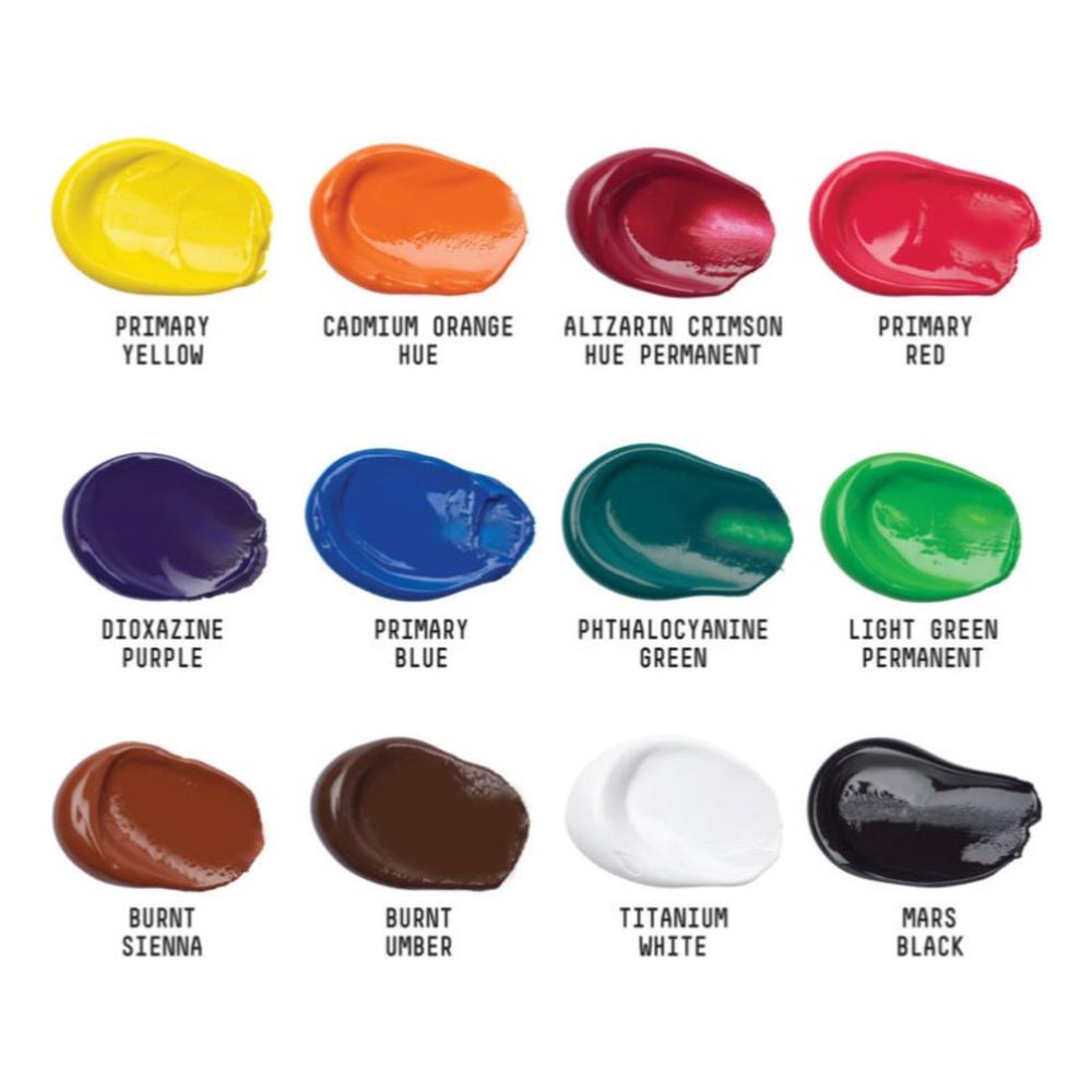 Foto 4 pulgar | Pintura Óleo Atl T-4 M-4 Caja/12 Tubos 16 ml C/U + Accesorios