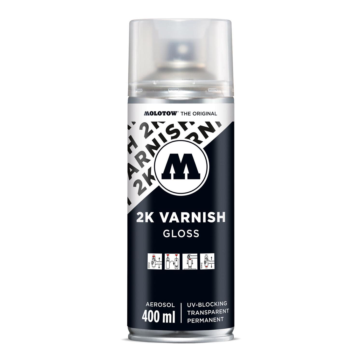 Barniz En Aerosol 2k Brillante 400ml Molotow