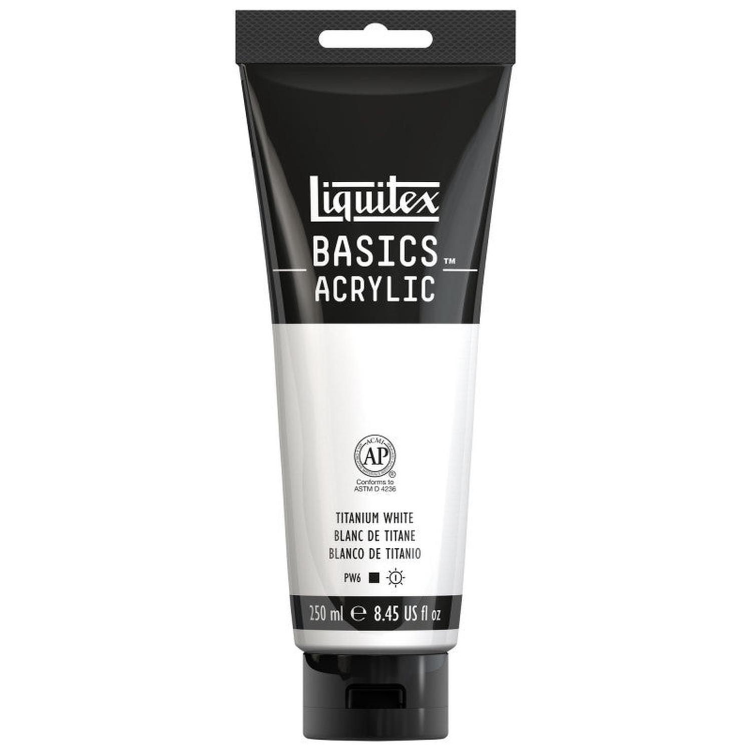 Foto 2 pulgar | Pintura Acrilica Basics Titanium White 250ml Liquitex
