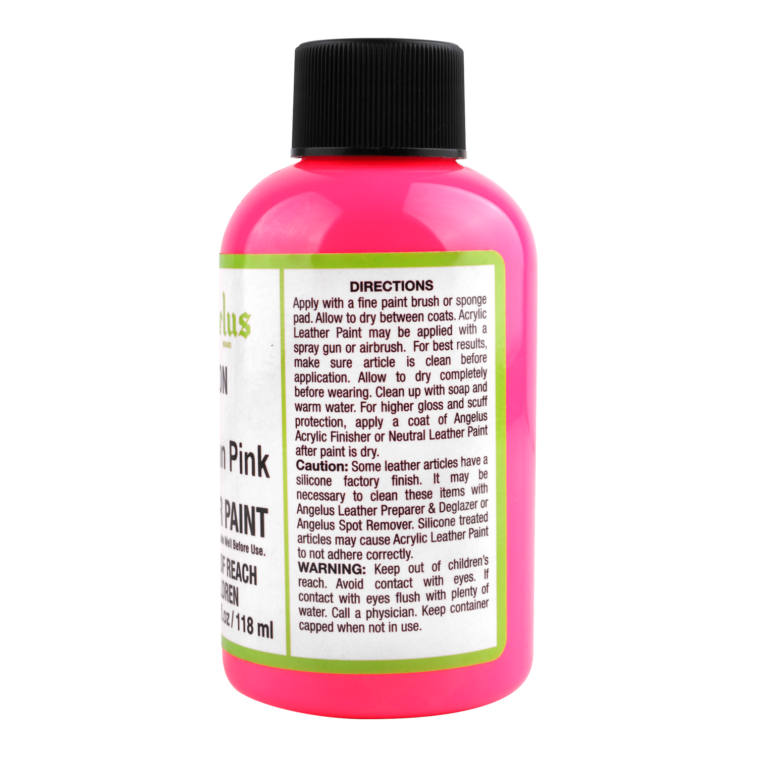 Foto 3 pulgar | Pintura Para Cuero Neon Tahitian Pink 118ml Angelus