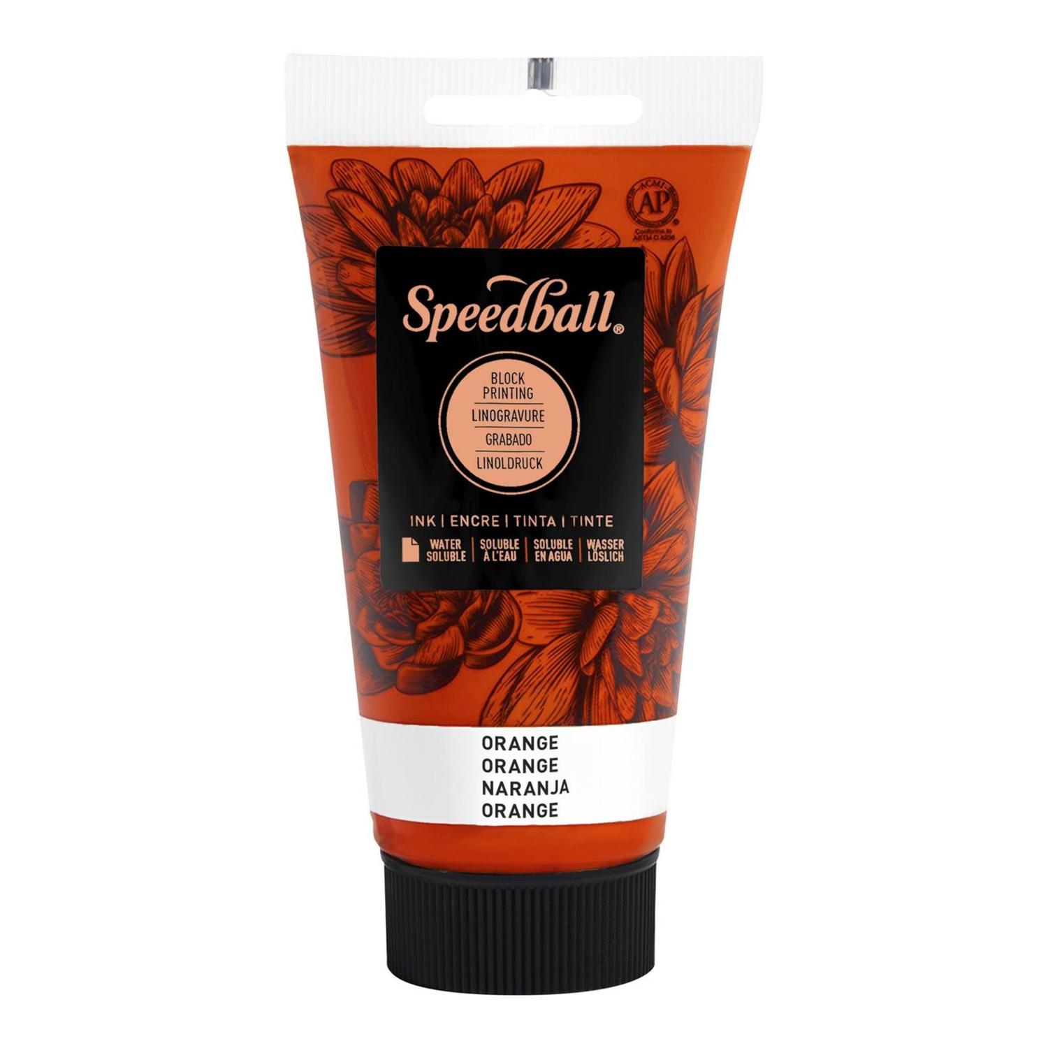 Foto 1 | Tinta Para Serigrafia Naranja Soluble En Agua 75ml Speedball