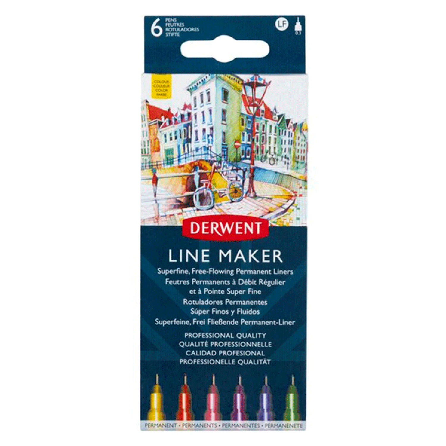 Set Con 6 Piezas De Line Maker De Color # 2305576 Derwent