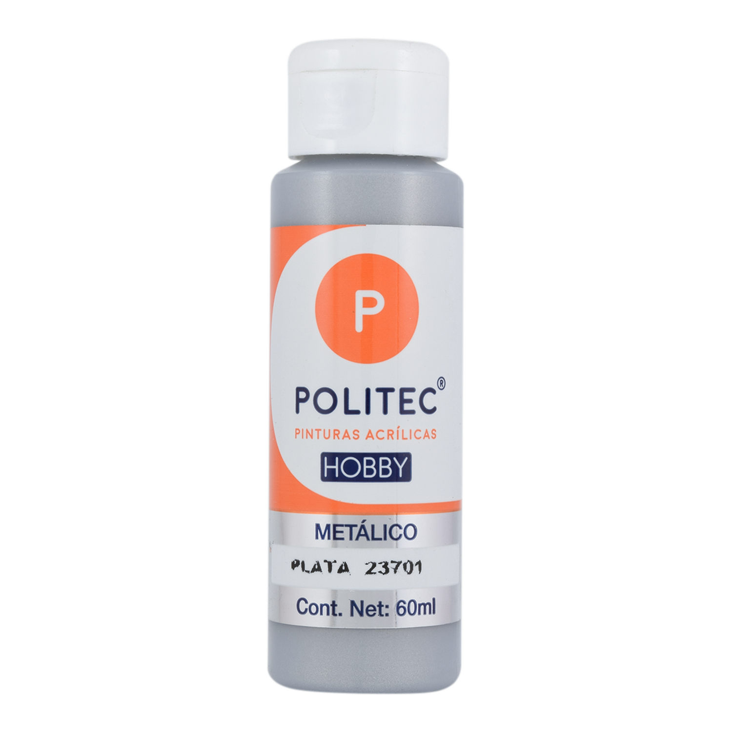 Foto 4 | Set De Pintura Acrílica Metalica Linea Hobby 6 Piezas Politec