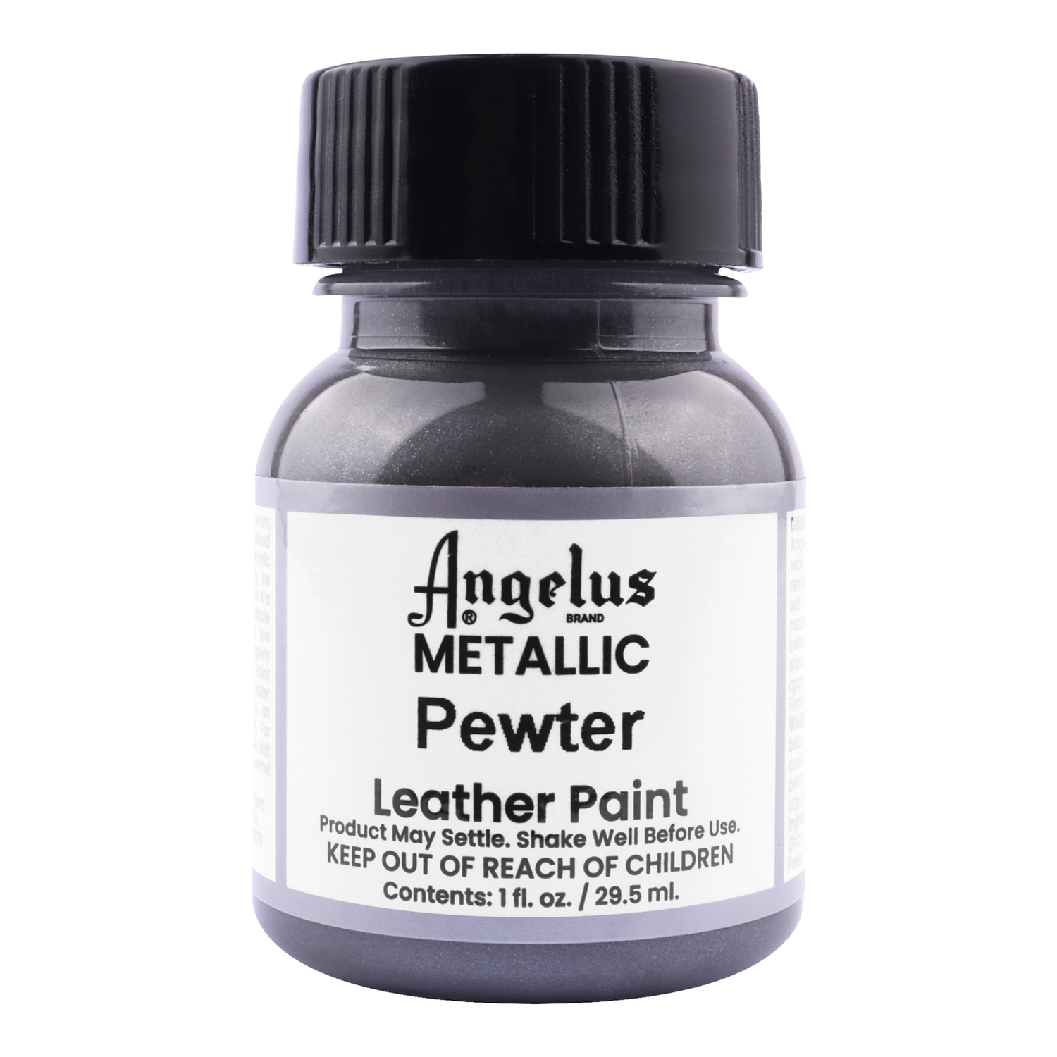 Foto 2 pulgar | Pintura Cuero Metalizada Pewter 29.5ml Angelus