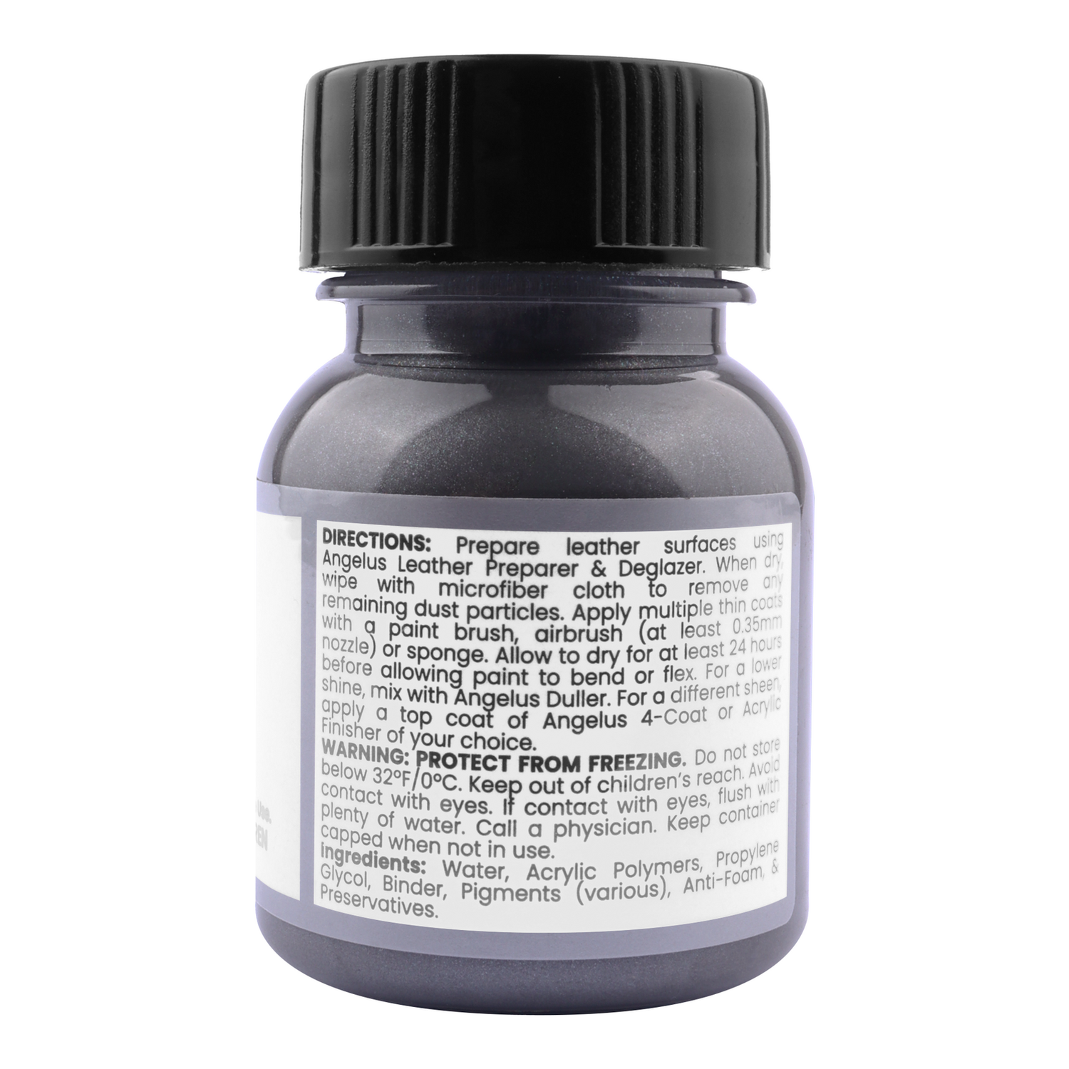Foto 4 pulgar | Pintura Cuero Metalizada Pewter 29.5ml Angelus