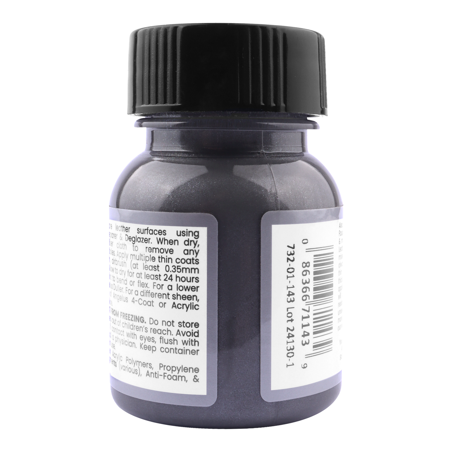 Foto 5 pulgar | Pintura Cuero Metalizada Pewter 29.5ml Angelus
