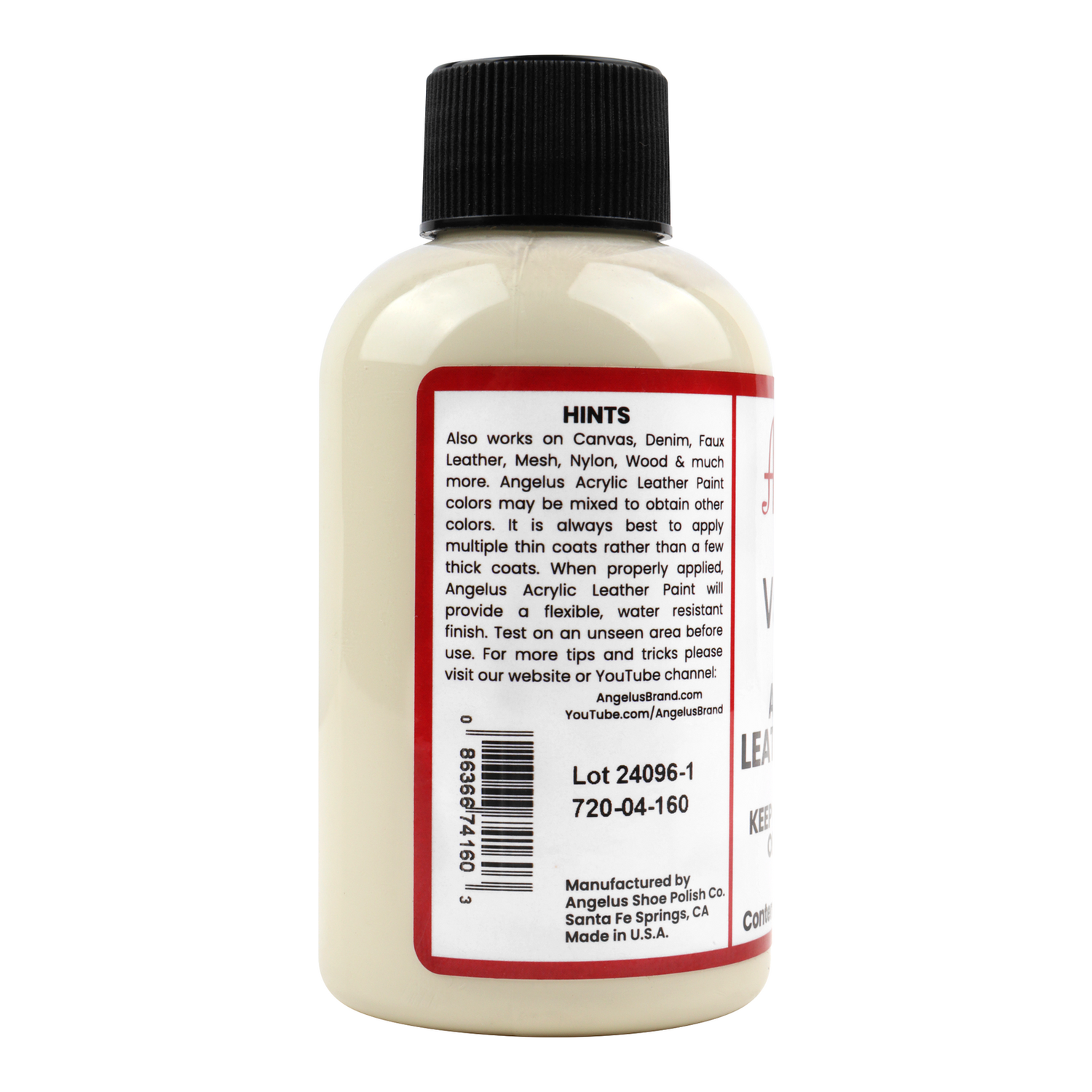 Foto 4 | Pintura Para Cuero Vanilla 118ml Angelus