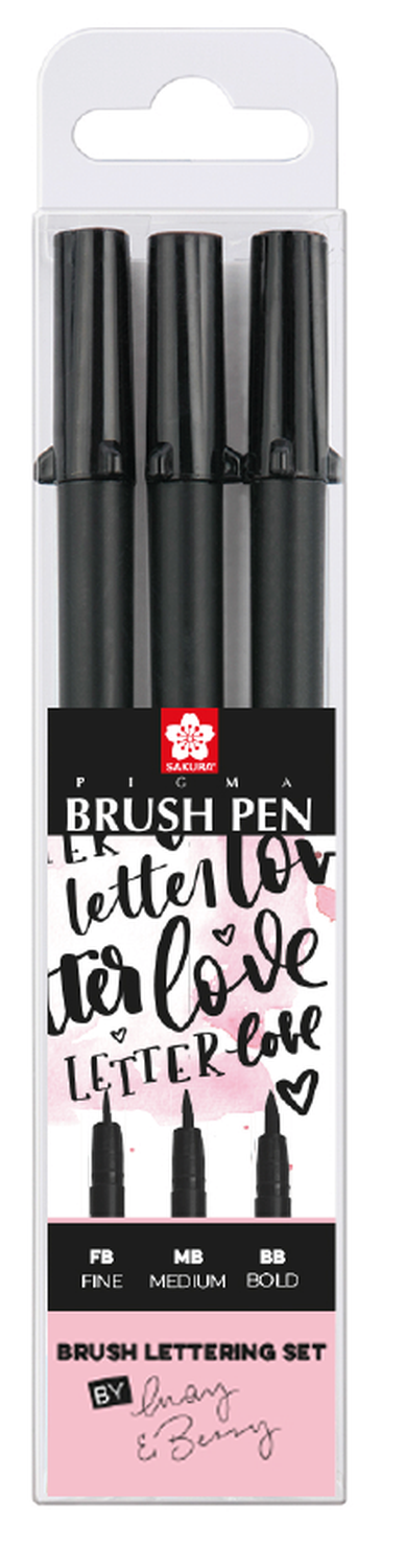 Blister Con 3 Pigma Brush Fb-mb-bb Sakura