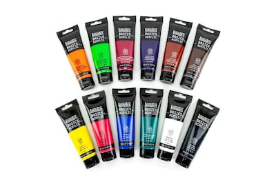 Foto 3 | Set De Pintura Acrilica Basics #3699376 12 Piezas Liquitex