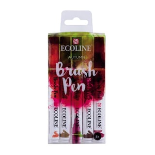 Foto 1 | Estuche Brush Pen 5 Colores Otoño N°9904 Royal Talens