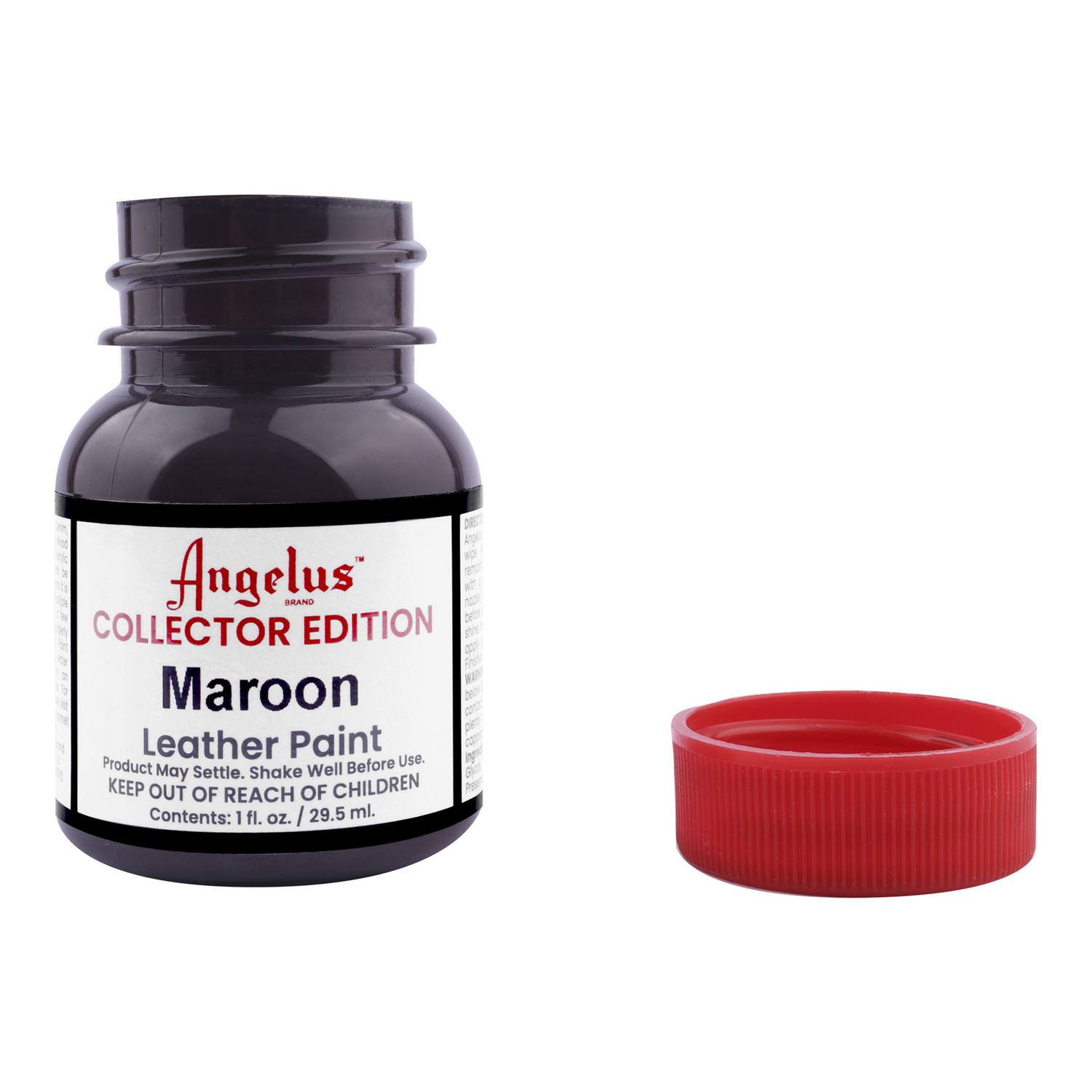 Foto 5 pulgar | Pintura Para Cuero Edición Coleccionista 29.5ml Maroon Angelus