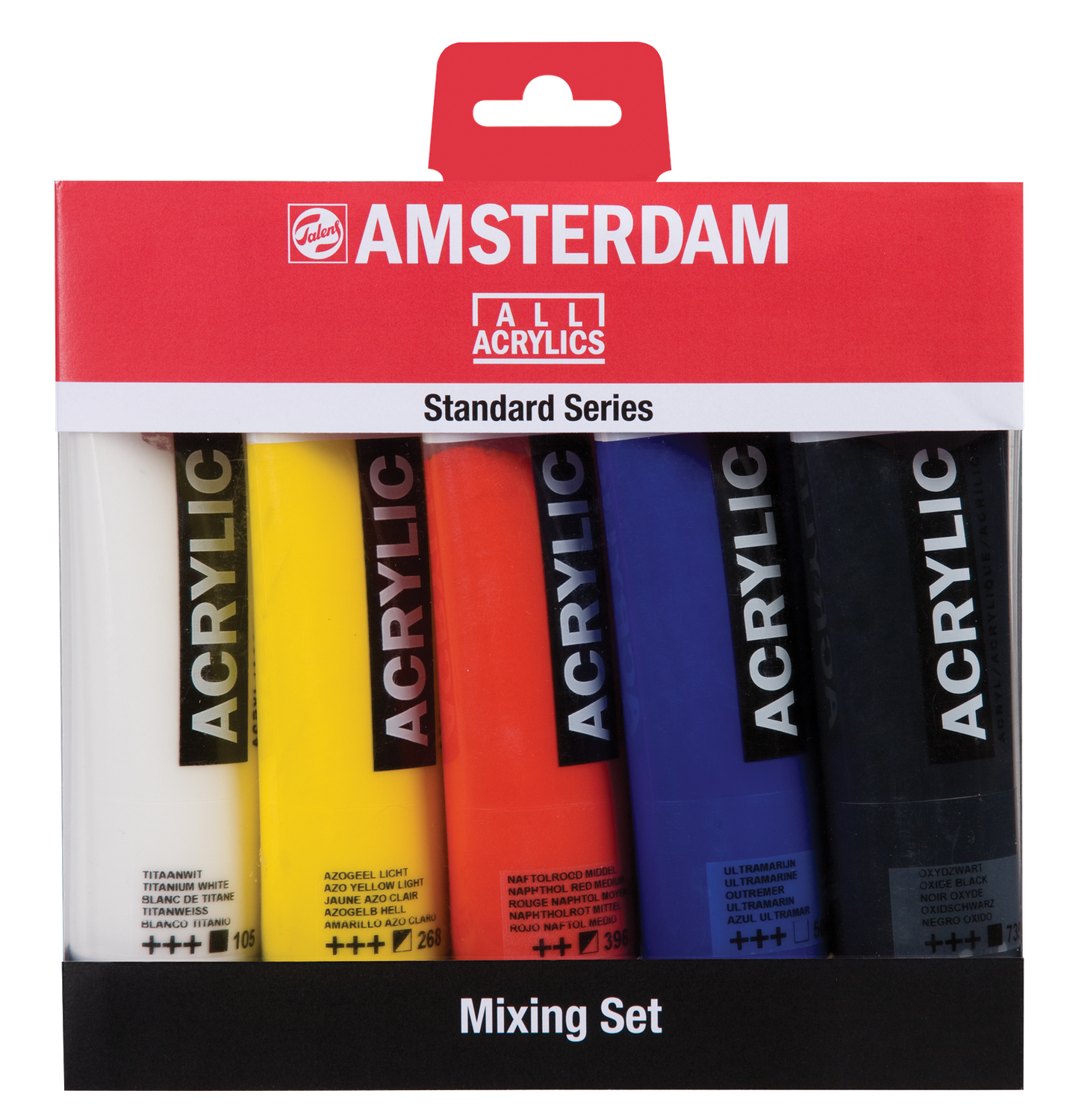 Foto 2 pulgar | Set Con 5 Acrílicos Amsterdam 120ml Royal Talens