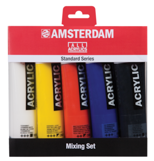 Foto 1 | Set Con 5 Acrílicos Amsterdam 120ml Royal Talens