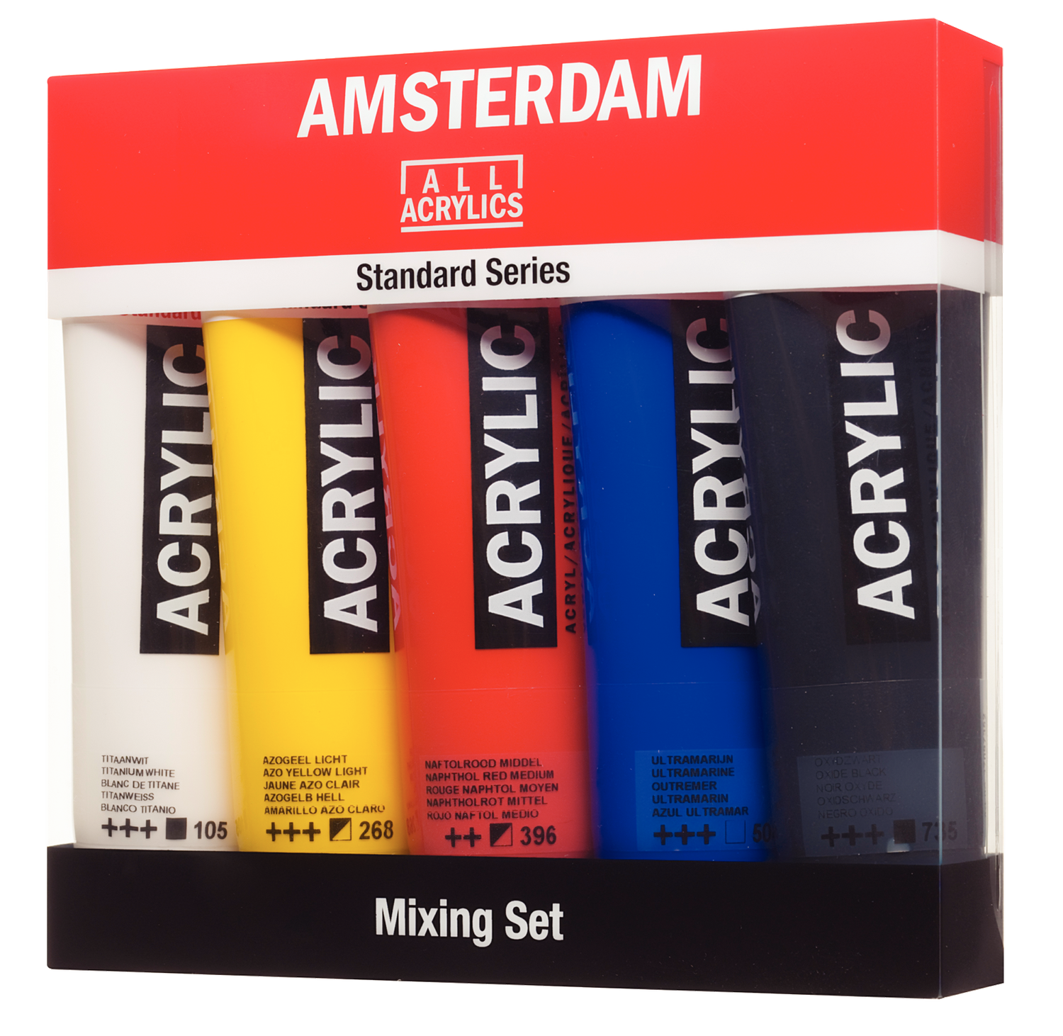 Foto 3 pulgar | Set Con 5 Acrílicos Amsterdam 120ml Royal Talens