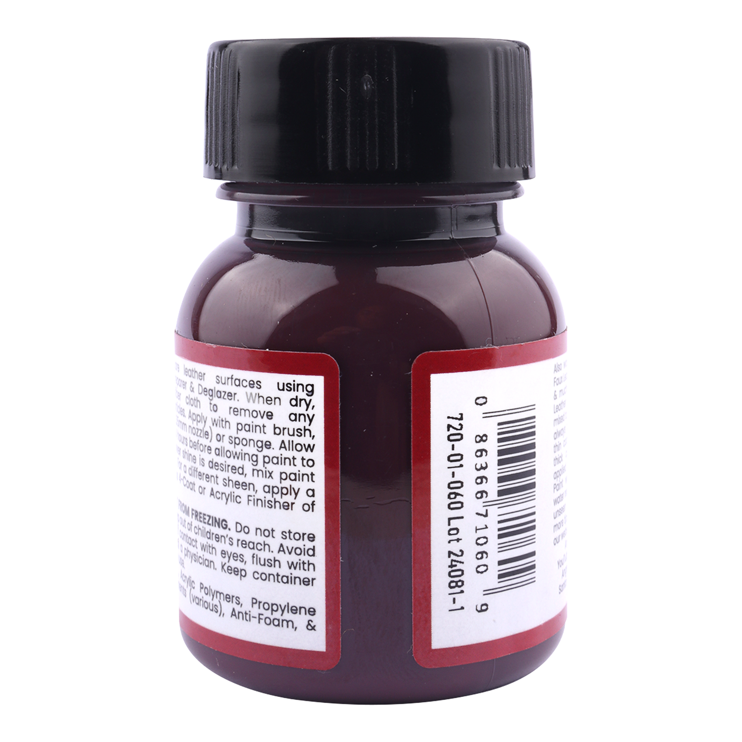 Foto 4 pulgar | Pintura Para Cuero Burgundy 29.5ml Angelus