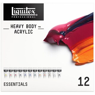 Foto 4 | Set Basico Pintura Acrilica 22ml Heavy Body 12pzs Liquitex