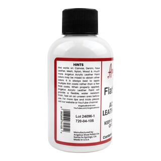 Foto 2 | Pintura Para Cuero Flat White 118ml Angelus