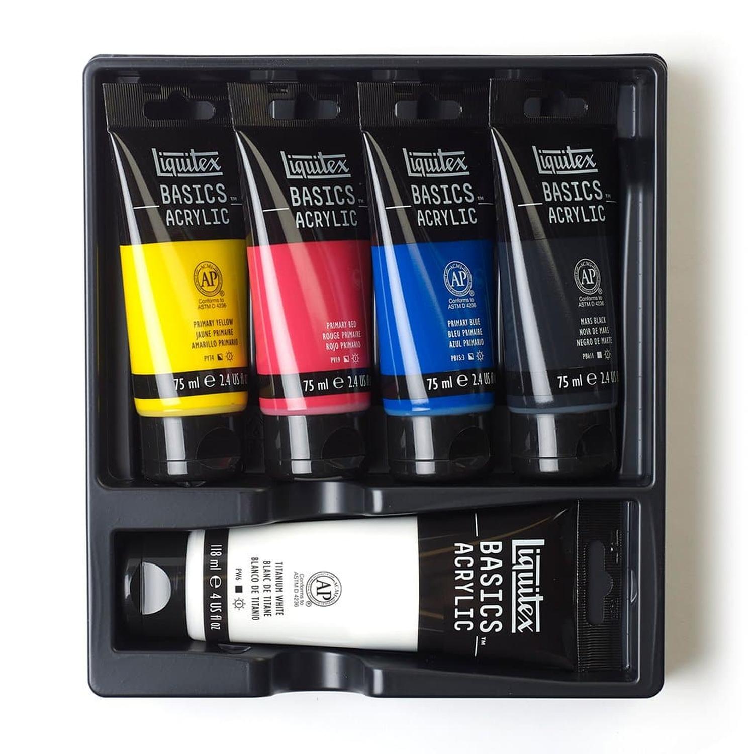 Set Basico De Acrilico 118ml #9301 Basics Liquitex