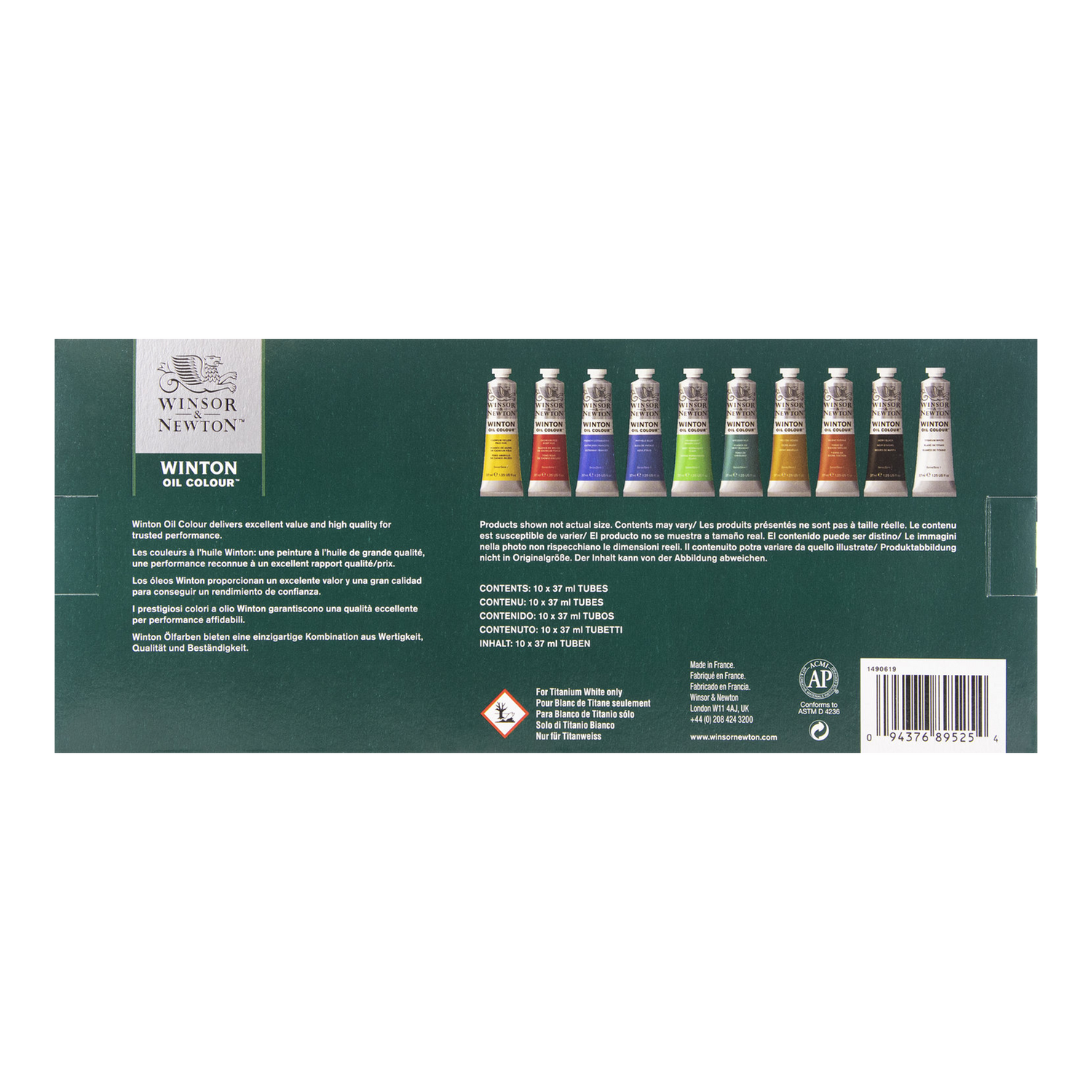 Foto 4 pulgar | Juego De Oleo Winton 10 Piezas Winsor & Newton