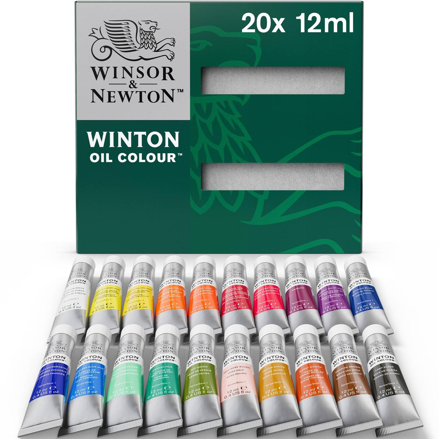 Set Con 20 Pinturas Al Óleo Winton 12ml Winsor & Newton