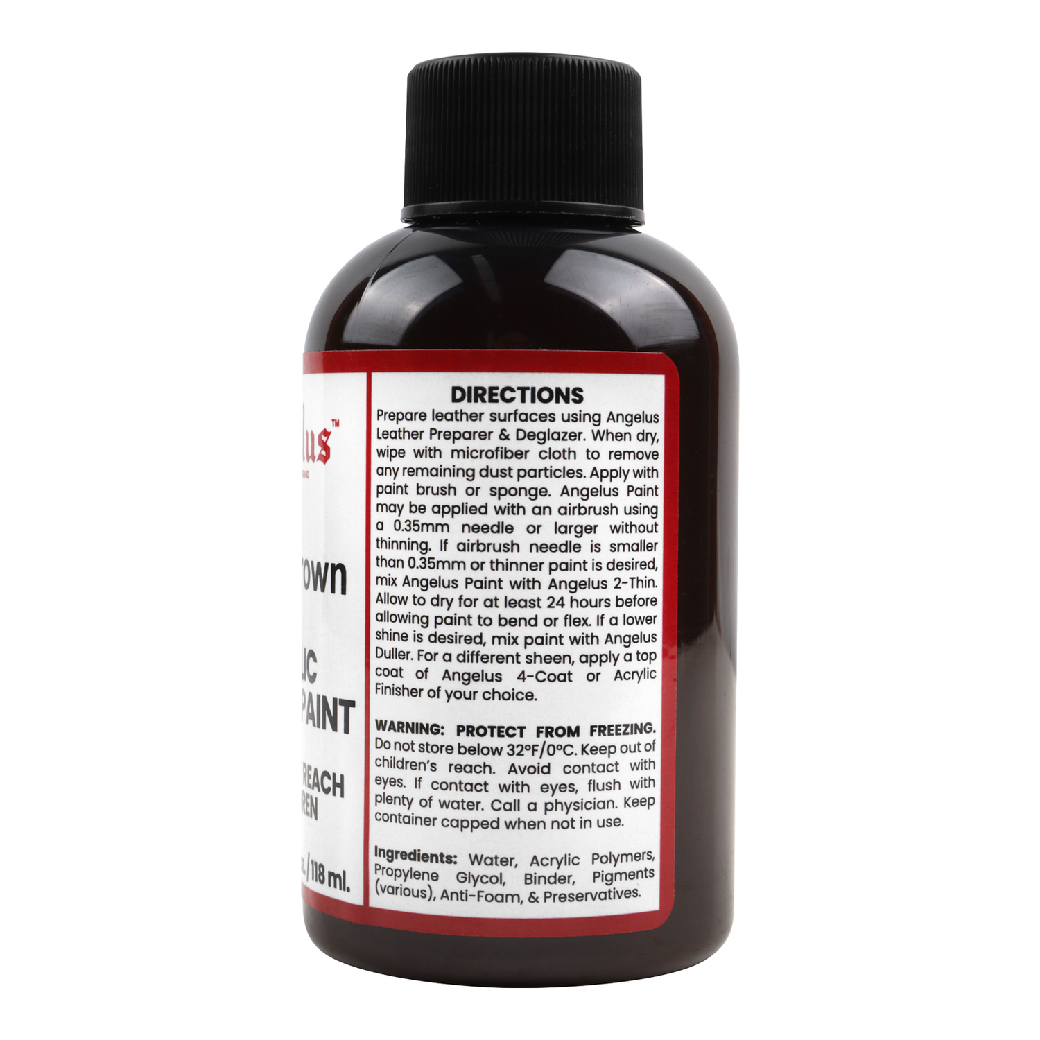 Foto 2 | Pintura Para Cuero Dark Brown 118ml Angelus