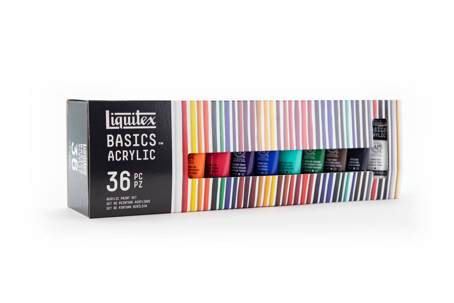 Foto 1 | Set Row Con 36 Pintura Acrilica Basics 22ml Liquitex