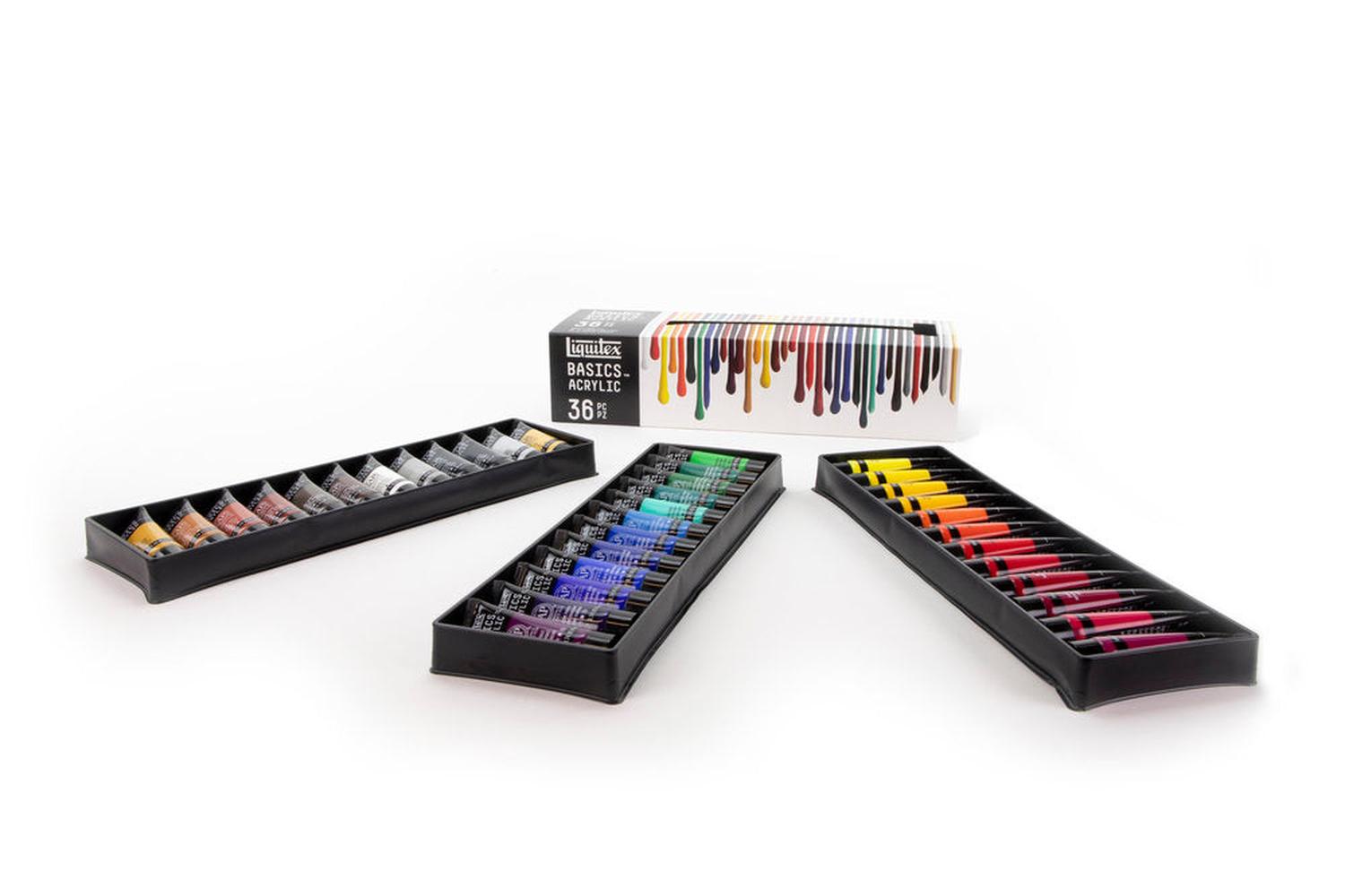 Foto 2 | Set Row Con 36 Pintura Acrilica Basics 22ml Liquitex