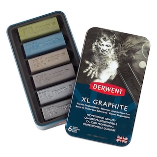 Foto 1 | Caja Metálica Con 6 Barras De Carbón Xl Graphite No. 2302010 Derwent
