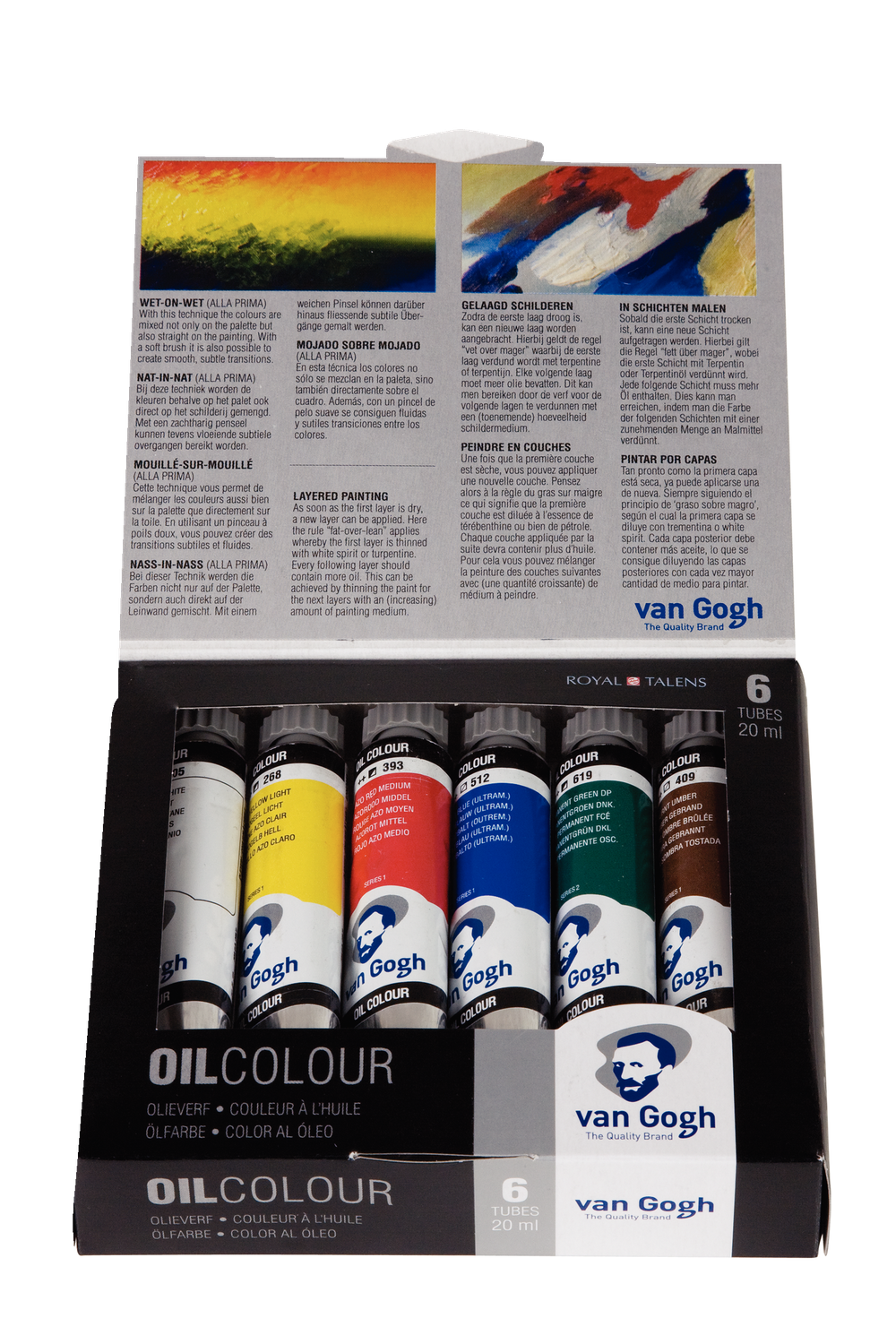 Foto 2 | Set Iniciación Óleo Con 6 Colores 20 Ml Royal Talens