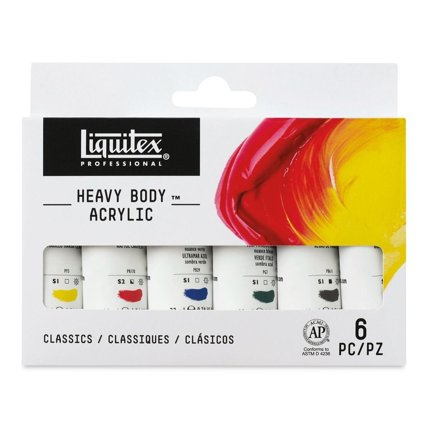 Foto 3 pulgar | Set Clasico Pintura Heavy Body 22ml Liquitex