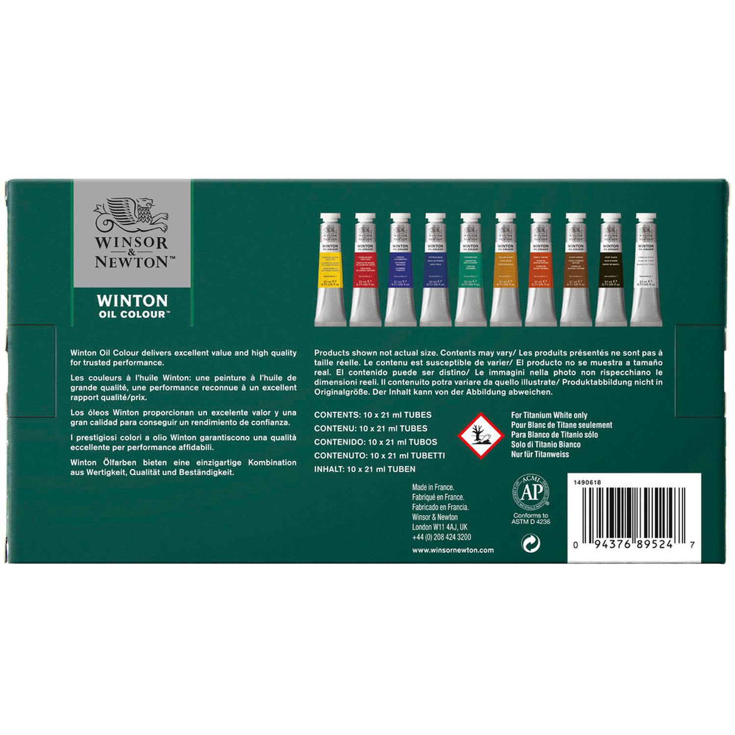 Foto 3 pulgar | Juego De Pintura Al Óleo 21ml 10 Piezas Winsor & Newton