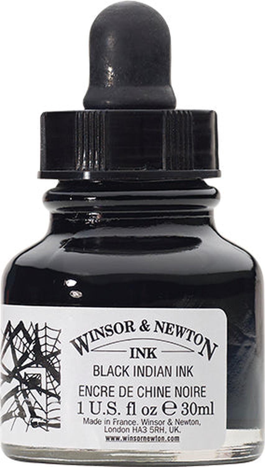 Foto 2 pulgar | Tinta Para Dibujo Negra 30ml Winsor & Newton