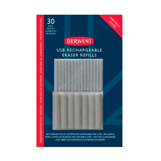 Foto 1 | Repuesto para Goma Recargable Usb 30 Piezas Derwent